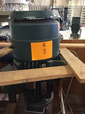 25 GPM @ 322' TDH, Clyde Union Union #VLK, type OH4, size 1.5x2x10, 20 HP Baldor motor - Image 2