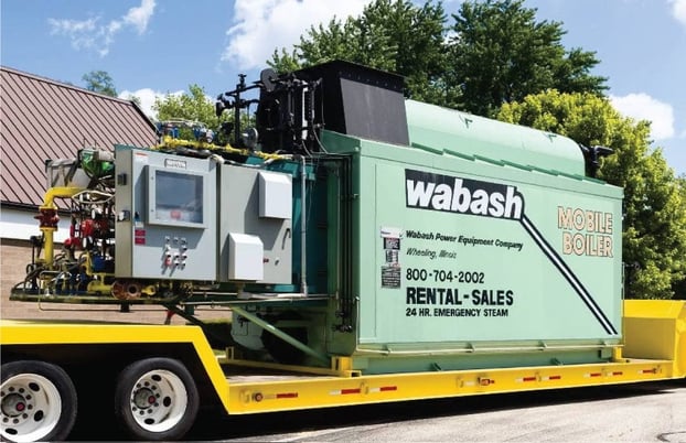 40000 PPH Cleaver-Brooks #NOS-1A-53, 350 psi, trailer mounted, lox NOx Natcom boiler - Image 1