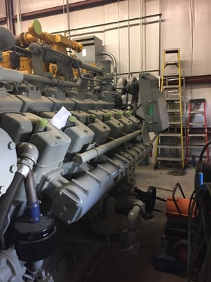 1480 HP @ 1200 RPM Waukesha #L7042GL, Natural gas Engine, 10.5:1 ratio, 12 cylinder, S/N C-13947/1 - Image 3