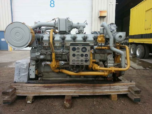 1000 HP @ 1400 RPM Caterpillar #G3512SITA, Engine core - Image 1