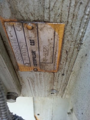 1000 HP @ 1400 RPM Caterpillar #G3512SITA, Engine core - Image 9