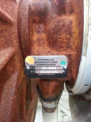 1000 HP @ 1400 RPM Caterpillar #G3512SITA, Engine core - Image 10