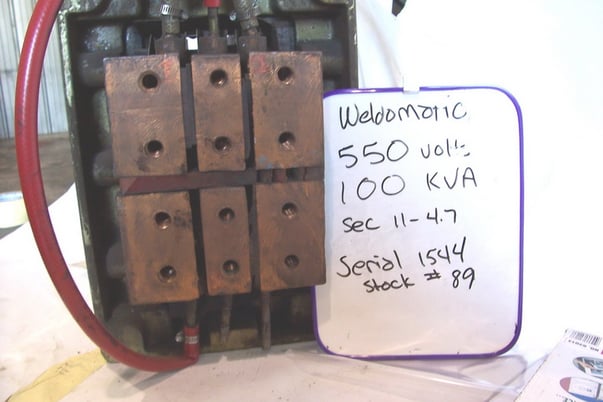 100 KVA 550 Primary, , Weld-O-Matic, machine type transformer, 11-4.7 amps - Image 1