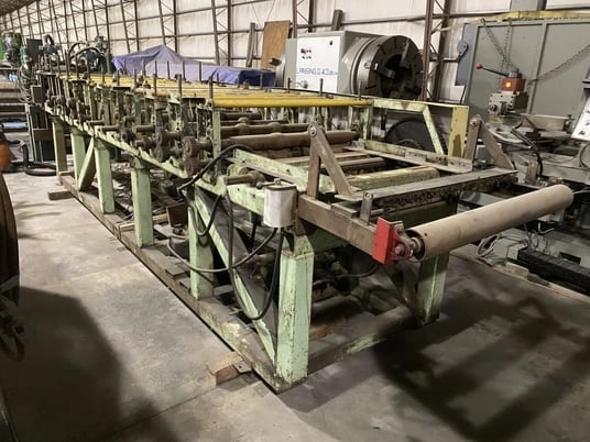 12 Stand, American Steeline, rollformer, Airam cutoff press, 6000 lb.decoiler, tooling - Image 5