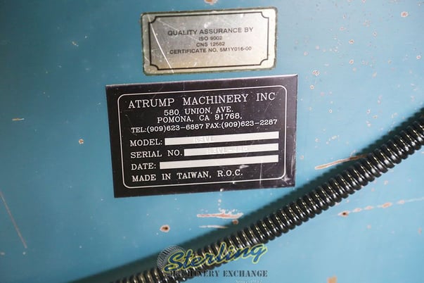 ATrump #K3VL, vertical miller, 10" x50" table, 3 HP, 38.5" X, 15.75" Y, 16" Z, #A6551 - Image 4