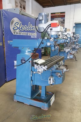 ATrump #K3VL, vertical miller, 10" x50" table, 3 HP, 38.5" X, 15.75" Y, 16" Z, #A6551 - Image 5