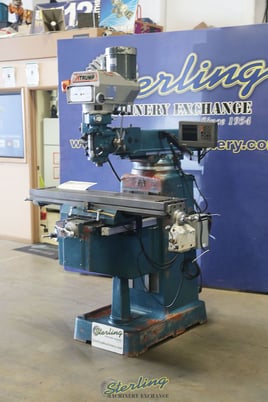ATrump #K3VL, vertical miller, 10" x50" table, 3 HP, 38.5" X, 15.75" Y, 16" Z, #A6551 - Image 10
