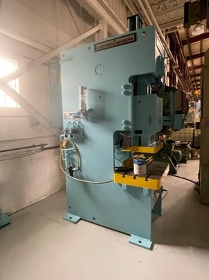 88 Ton, Niagara #BN-80-OBS, 6" stroke, 19" Shut Height, 36" x 24" bed, 4.5" adjust., 40-75 SPM, 1993 - Image 4