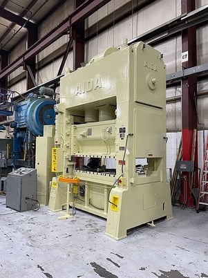 200 Ton, Aida #PDA-20M, 72.8" x39.3" bed, 5.9" stroke, 17.7" Shut Height, 48-120 SPM, 30" window, 1993 - Image 4