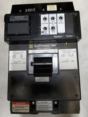 600 Amps, Square D, LX36500-USED, F T I line circuit breaker - Image 1