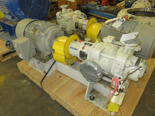 91 GPM @ 500' TDH, Sulzer #MBN25-180/03, multistage ring section pump, 2012 - Image 1