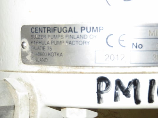 91 GPM @ 500' TDH, Sulzer #MBN25-180/03, multistage ring section pump, 2012 - Image 6