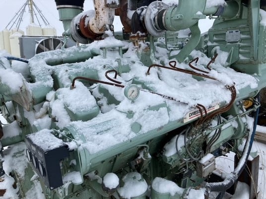 1000 HP Guascor #SF-360-TA Diesel Direct injection marine, Turbocharged 35,93 Cylinder Displacement, 1800 RPM - Image 8