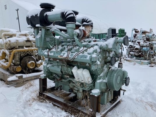 1000 HP Guascor #SF-360-TA Diesel Direct injection marine, Turbocharged 35,93 Cylinder Displacement, 1800 RPM - Image 9