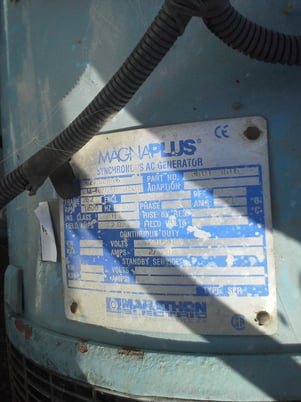 160 HP @ 2800 RPM Vm motori diesel generator set core #D706LTE 78B/18, s/n 78B02838 - Image 2