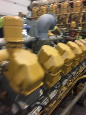 1200 RPM, Caterpillar #G3516TA, 480V, Natural Gas exchange engine - Image 2