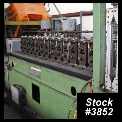 14 Stand, Dahlstrom #350120B, rollformer, 1" spindle diameter, 8" roll space, 6-1/2" horizontal center, S/N - Image 1
