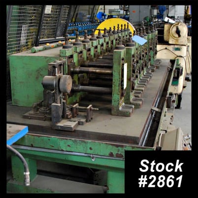 12 Stand, Contour #151208-SR, rollformer, 1-1/2" spindle diameter, 8" roll space, 12" horizontal center - Image 1