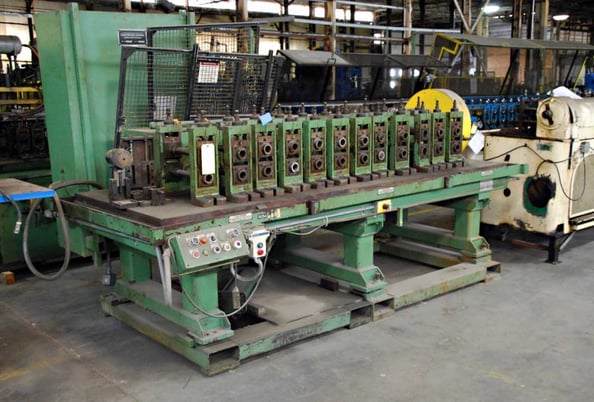 12 Stand, Contour #151208-SR, rollformer, 1-1/2" spindle diameter, 8" roll space, 12" horizontal center - Image 2