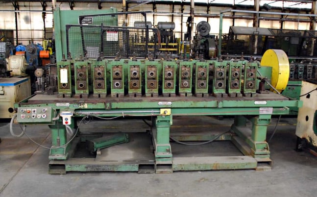 12 Stand, Contour #151208-SR, rollformer, 1-1/2" spindle diameter, 8" roll space, 12" horizontal center - Image 3