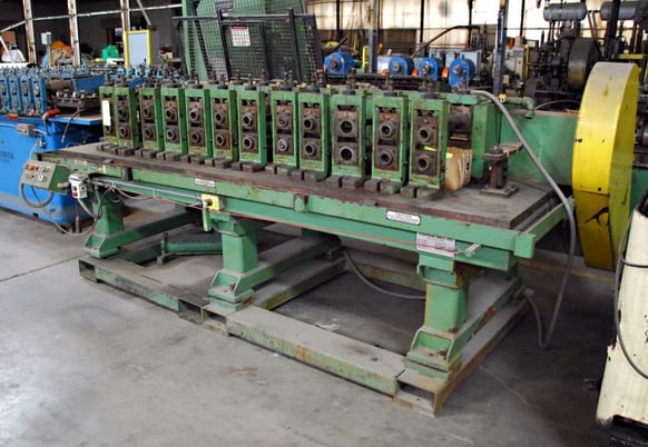 12 Stand, Contour #151208-SR, rollformer, 1-1/2" spindle diameter, 8" roll space, 12" horizontal center - Image 4