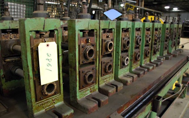 12 Stand, Contour #151208-SR, rollformer, 1-1/2" spindle diameter, 8" roll space, 12" horizontal center - Image 6