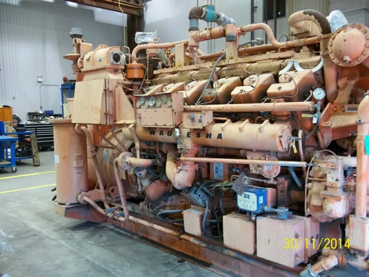 820 KW Waukesha #L5790GL, Nat Gas generator set, core, Enginators - Image 2