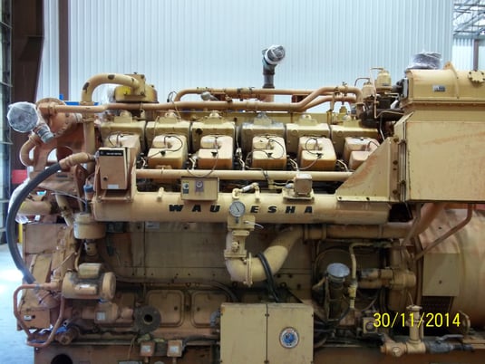 820 KW Waukesha #L5790GL, Nat Gas generator set, core, Enginators - Image 4