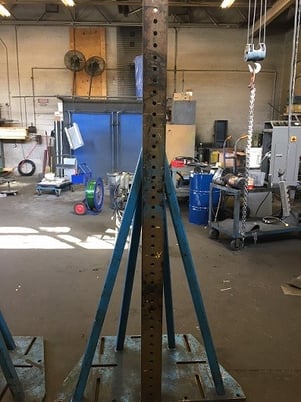 43" x 26" x 85" 90 Degree Angle Plate, (4 available) - Image 4