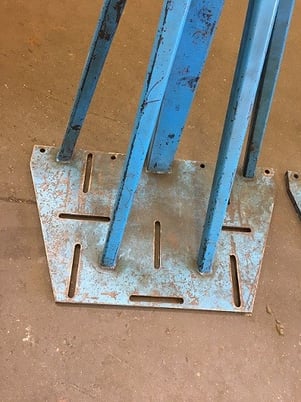 43" x 26" x 85" 90 Degree Angle Plate, (4 available) - Image 5