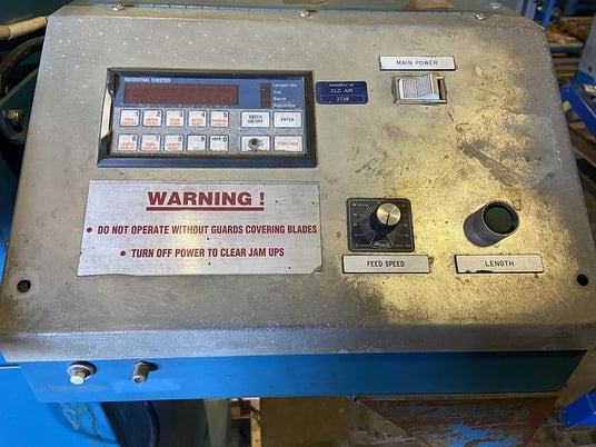 Rosenthal Sheetmaster #SM-30, 30" wide, feed speed control, length button - Image 3