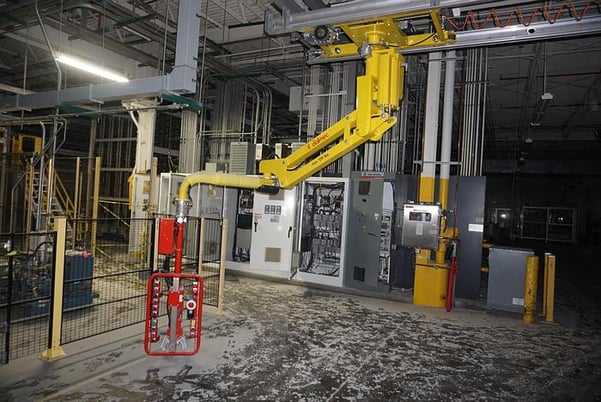 Roll Manipulator, Dalmec, ceiling mounted system, 10' track, 140 lb. load - Image 1