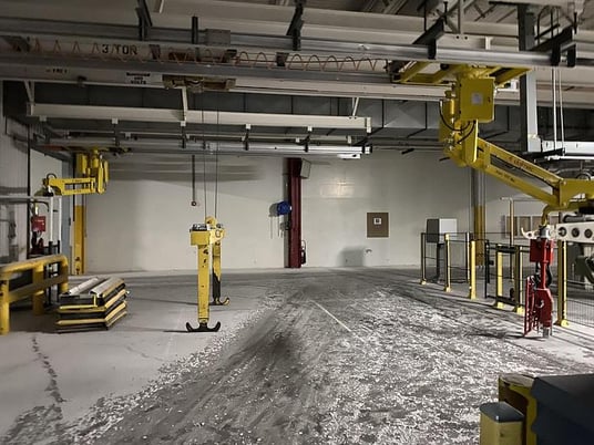 Roll Manipulator, Dalmec, ceiling mounted system, 10' track, 140 lb. load - Image 2