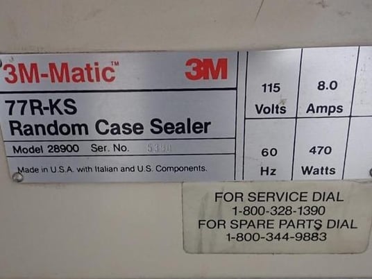 3M #77R-KS, random case sealer - Image 3