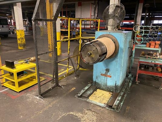 18" x 2.625" Ruesch, ring type slitting line, Ruesch 6000 lb., 2.625" thickness, 72" entry coil OD, 16" entry - Image 3