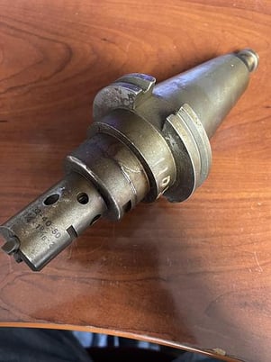 C/O 46866 Swiss made Cat 45 with C/O 18064 Swiss made boring head adapter, #104470 - Image 1