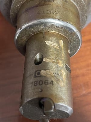 C/O 46866 Swiss made Cat 45 with C/O 18064 Swiss made boring head adapter, #104470 - Image 3