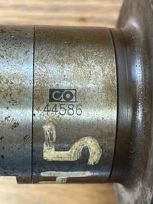 C/O 44586 Swiss made Cat 50 with C/O 41263 Swiss made boring head adapter, #104467 - Image 3