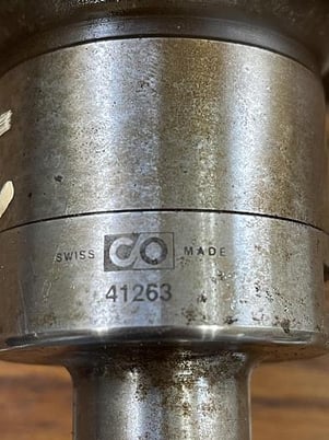 C/O 44586 Swiss made Cat 50 with C/O 41263 Swiss made boring head adapter, #104467 - Image 4