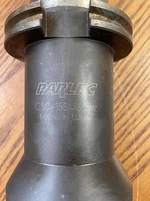 Parlec #C50-15SM6 Cat 50 facemill holder, 1-1/2" dia.arbor, #104465 - Image 2