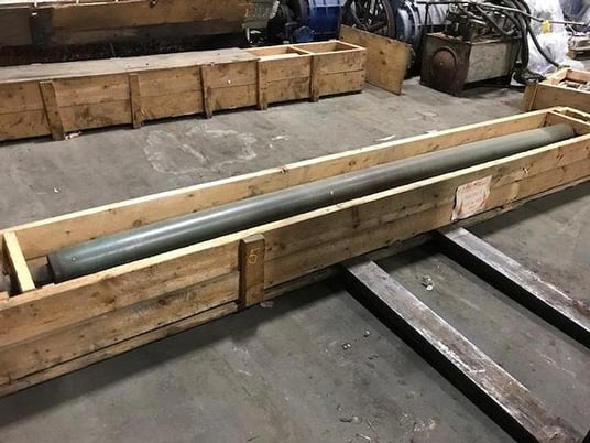 Mt Hope bowed roll, 6.5" dia. x 130' covered face - Image 1