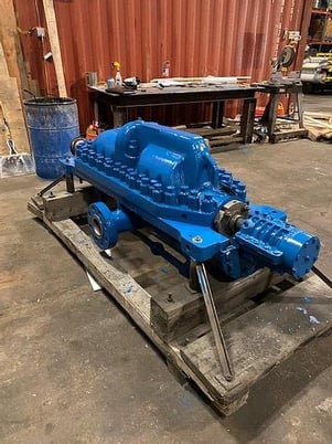 Ingersoll-Rand #4x11-8DA, boiler feedwater pump, rebuilt 2012 - Image 3
