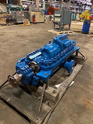 Ingersoll-Rand #4x11-8DA, boiler feedwater pump, rebuilt 2012 - Image 4