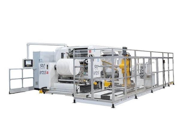 SRC Systems Limited #812L-SM, duplex slitter rewinder, 50" rewind diameter, 2000 FPM - Image 1