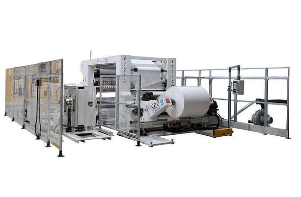 SRC Systems Limited #812L-SM, duplex slitter rewinder, 50" rewind diameter, 2000 FPM - Image 3