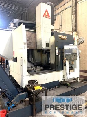 YouJi #VTL-1000ATC, 12-ATC, 53" swing, 35" turn height, 4-jaw 39" power chuck, Fanuc 0i, 600 RPM, 60 HP - Image 1