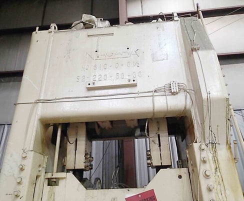 220 Ton, Niagara #S2-220-60-36 Straight Side Press- 36" x 60" Bed, 12" Stroke, 23" Shut - Image 10