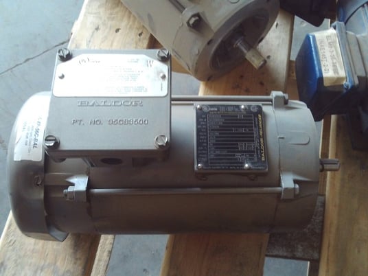 1 HP 3600 RPM Baldor, Frame 56C, explosion proof, 115/230 Volts - Image 1