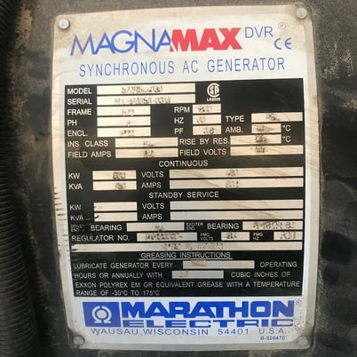 600 KW CK Power #CK600, diesel, 480 Volts, Volvo 16.12L mdl TWD164GE, 6388 hours - Image 3