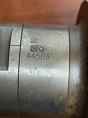 C/O Swiss made 44586 Cat 50 with C/O Swiss made 18011 adjustable boring head, #104477 - Image 4